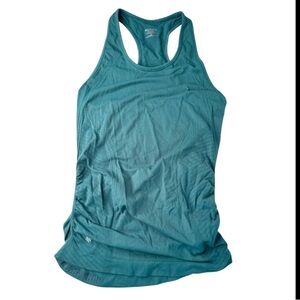 Athleta seamless teal turquoise athletic tank size small